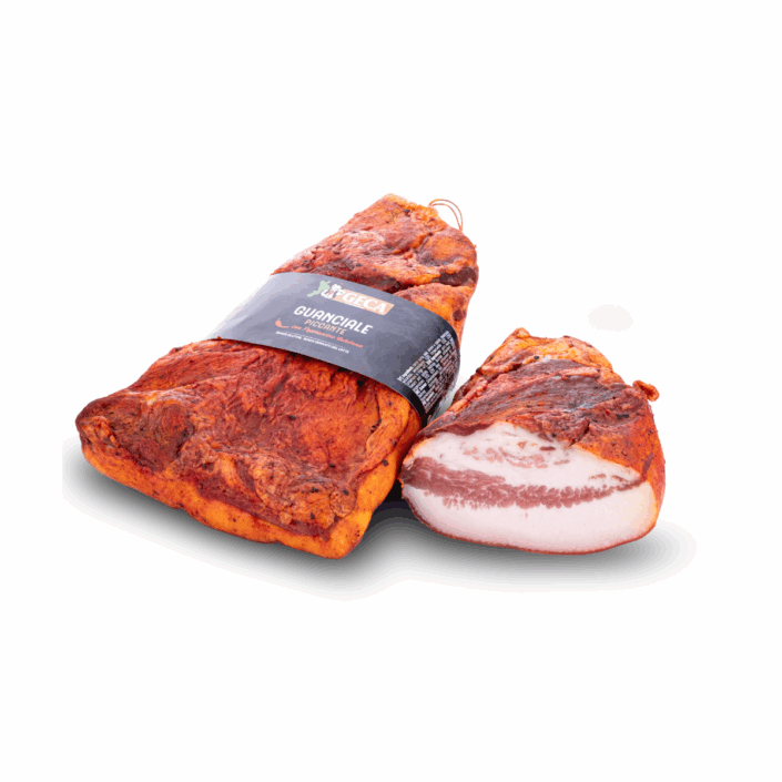 Guanciale piccante di Calabria Geca artigianale