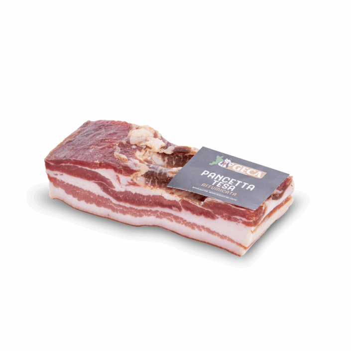 Pancetta tesa di Calabria Geca artigianale