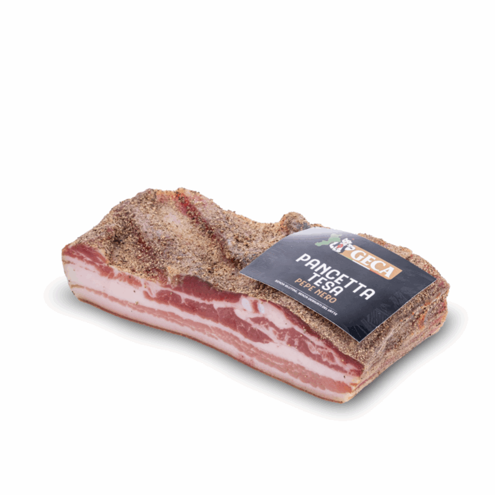 Pancetta tesa di Calabria Geca artigianale