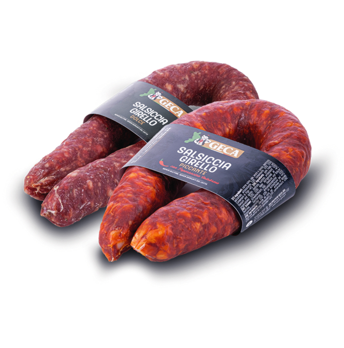 Salsiccia girello di Calabria Geca artigianale