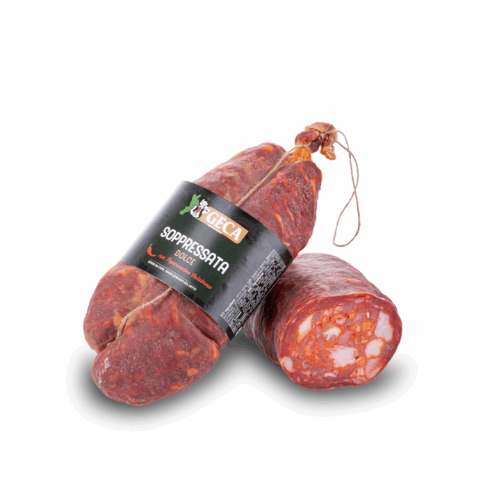 Soppressata dolce di Calabria Geca artigianale