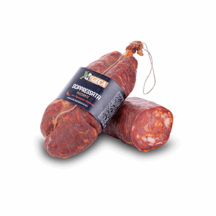 Soppressata piccante di Calabria Geca artigianale